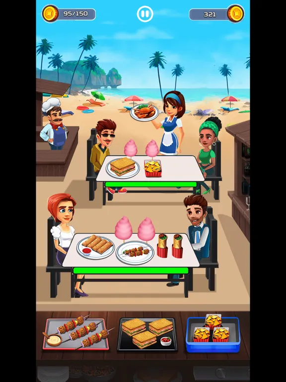 Capturas de tela do Cafe Story - Kitchen Frenz‪y iPad 