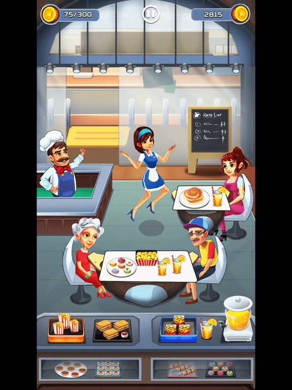 Capturas de tela do Cafe Story - Kitchen Frenz‪y iPad 