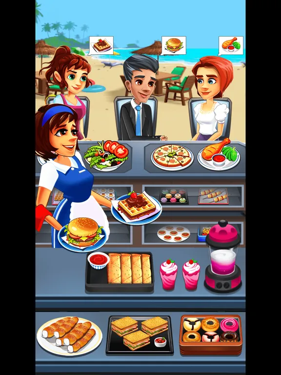 Capturas de tela do Cafe Story - Kitchen Frenz‪y iPad 