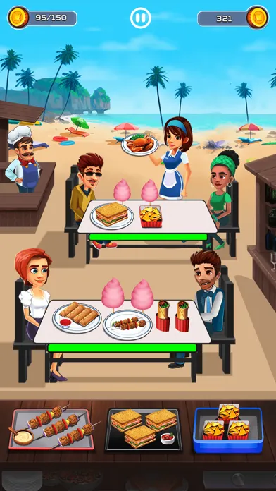 Capturas de tela do Cafe Story - Kitchen Frenz‪y