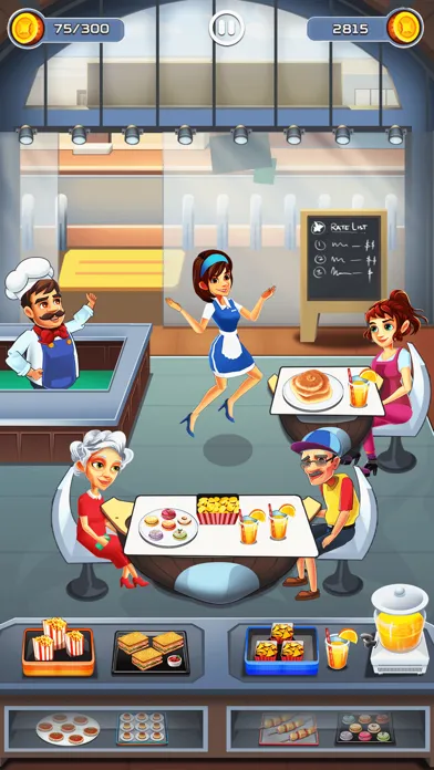 Capturas de tela do Cafe Story - Kitchen Frenz‪y