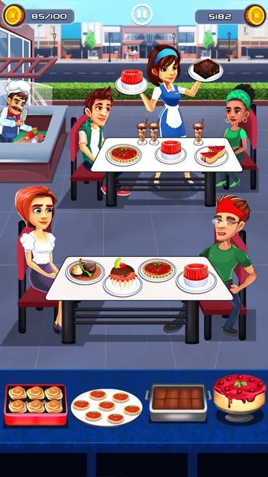 Capturas de tela do Cafe Story - Kitchen Frenz‪y