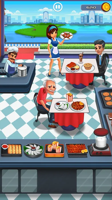 Capturas de tela do Cafe Story - Kitchen Frenz‪y