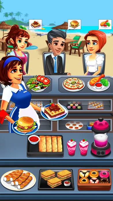 Capturas de tela do Cafe Story - Kitchen Frenz‪y