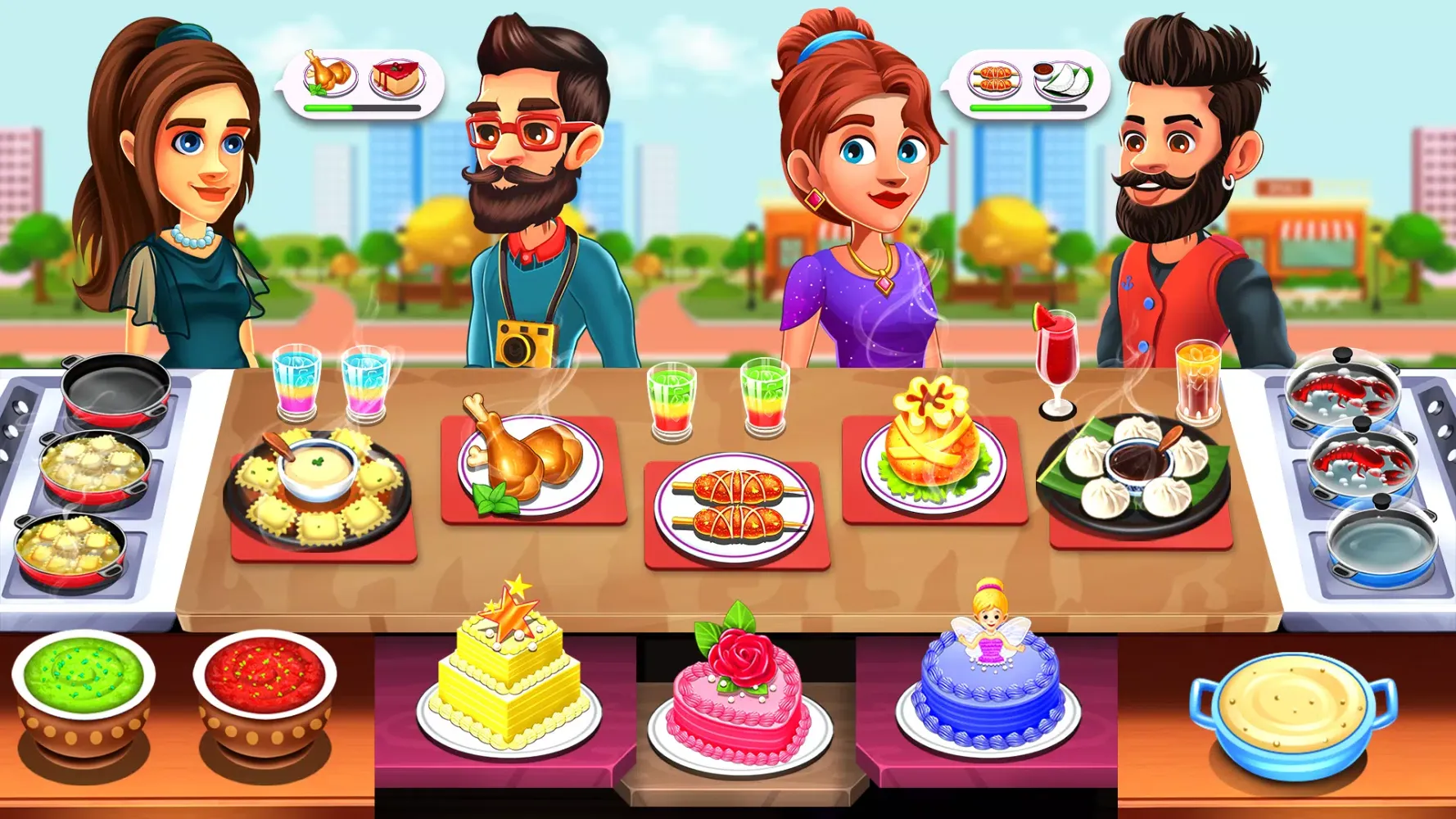 Capturas de tela do Cooking Corner