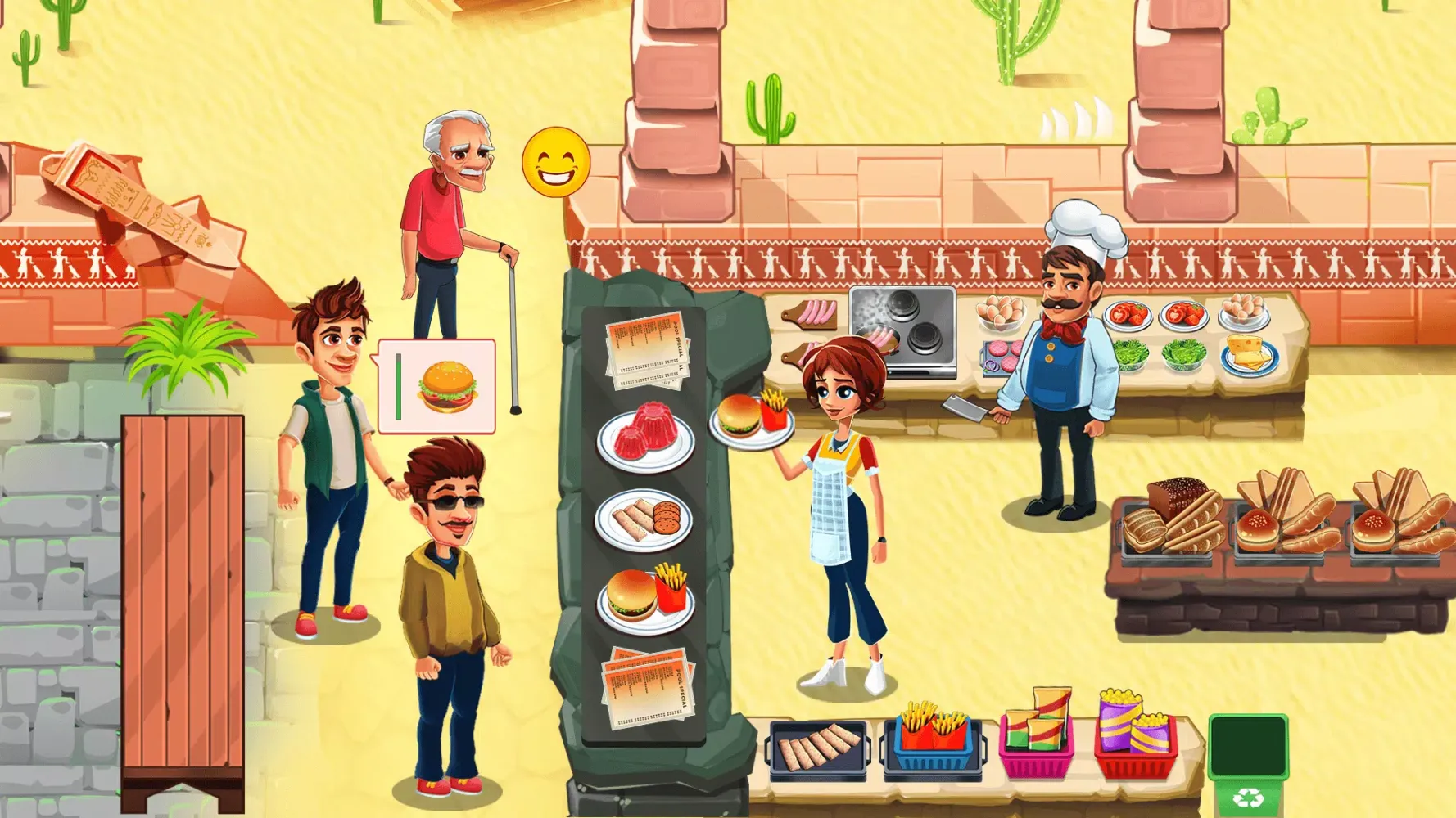 Capturas de tela do Cooking Corner
