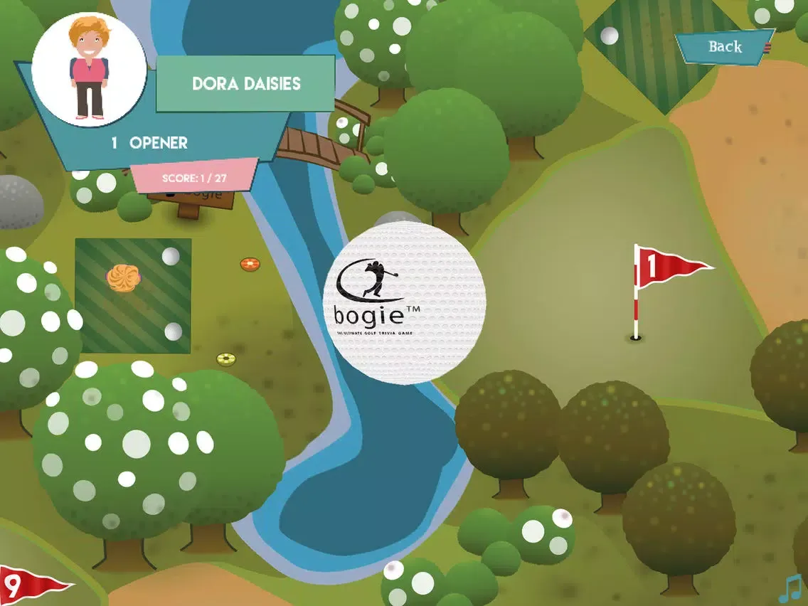 Ảnh chụp màn hình của Bogie Golf iPad 