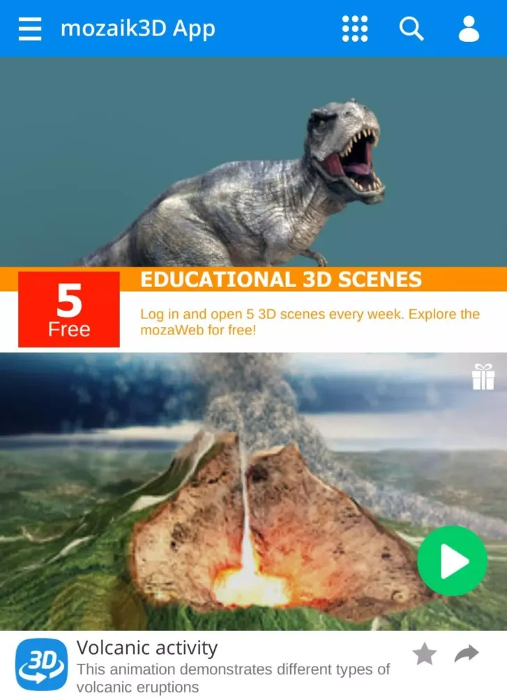mozaik3D - Learning is fun! Ekran Görüntüleri