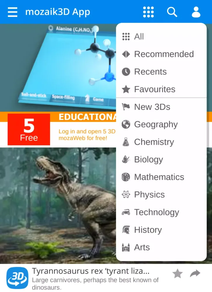 mozaik3D - Learning is fun! Ekran Görüntüleri