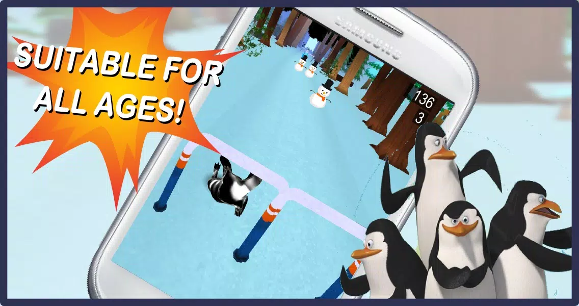 Penguin Run 3D: Polar Dash! スクリーンショット