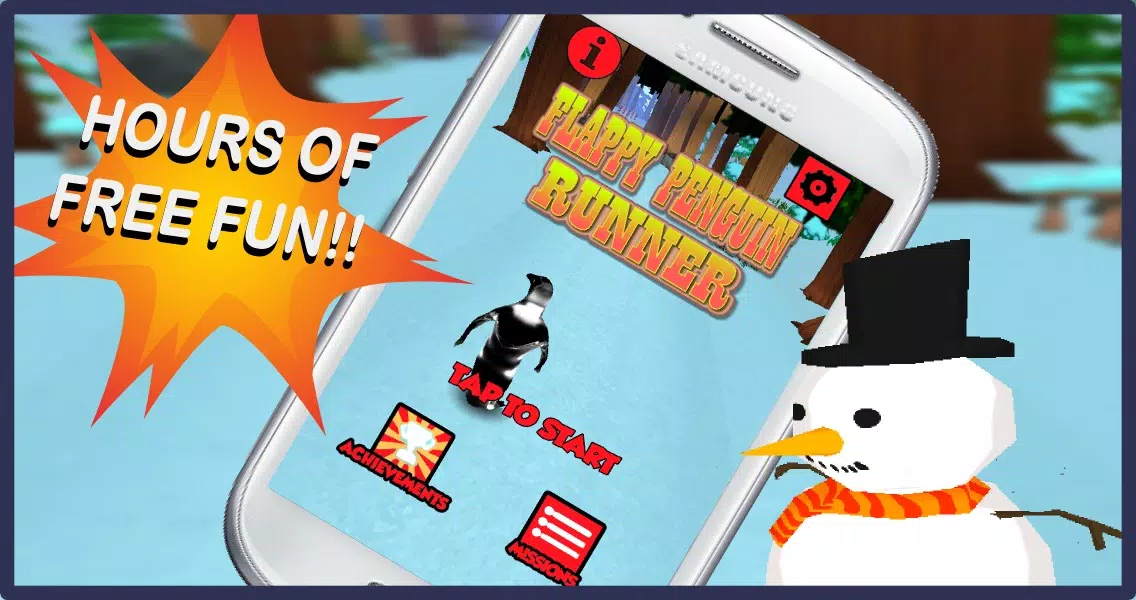 Penguin Run 3D: Polar Dash! スクリーンショット