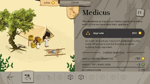 Capturas de tela do Gladiator manager