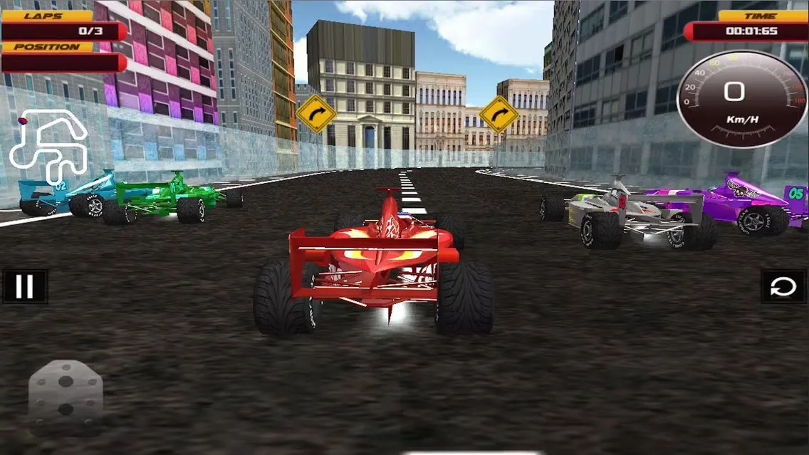 Capturas de tela do Hot Pursuit Formula Racing 3D