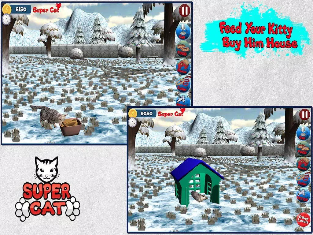 Ảnh chụp màn hình của Super Cat 3D iPad 