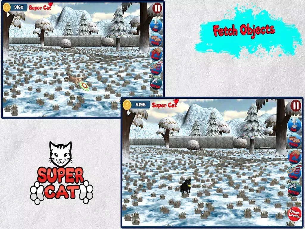 Ảnh chụp màn hình của Super Cat 3D iPad 
