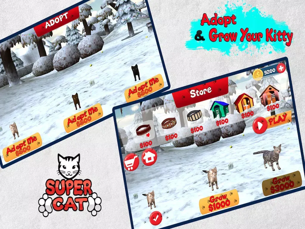 Ảnh chụp màn hình của Super Cat 3D iPad 