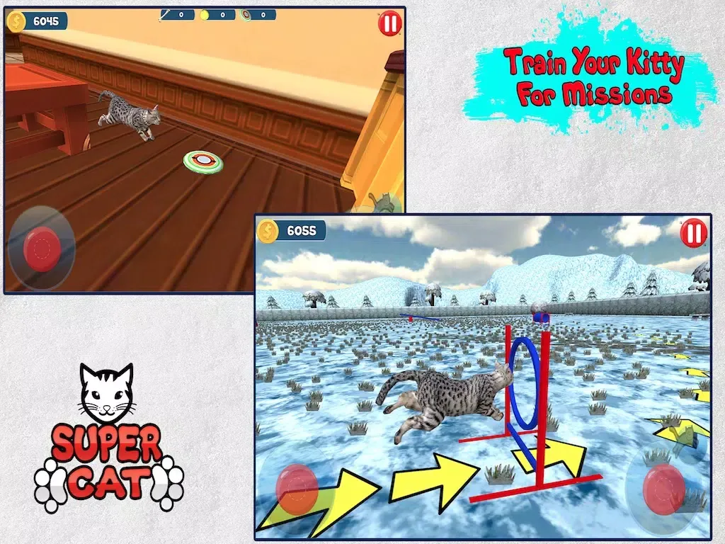 Ảnh chụp màn hình của Super Cat 3D iPad 