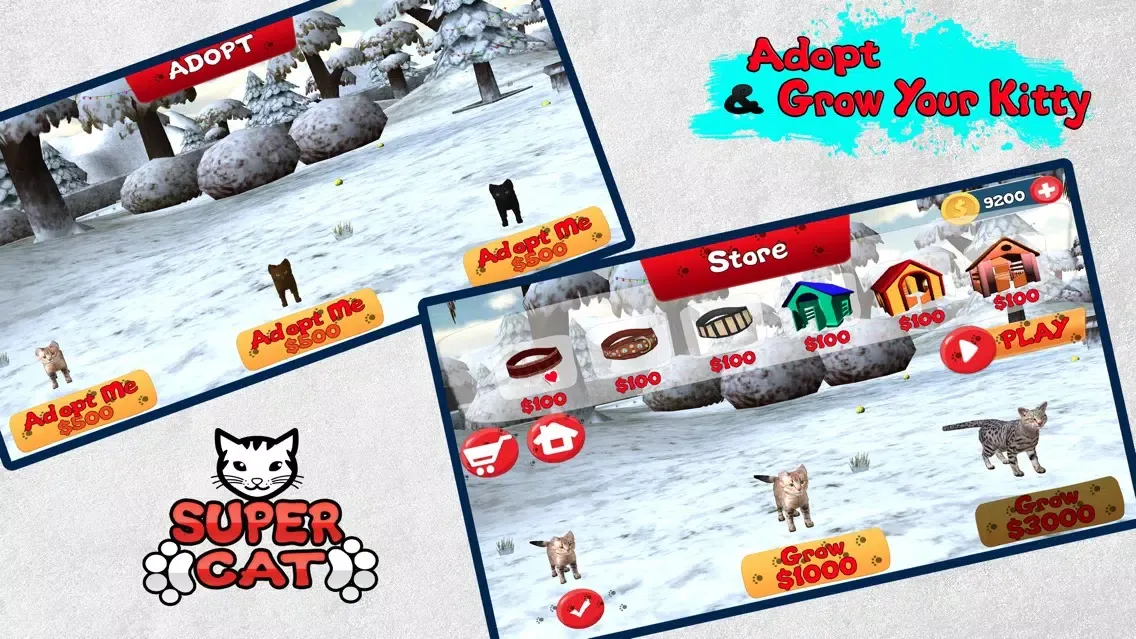 Ảnh chụp màn hình của Super Cat 3D