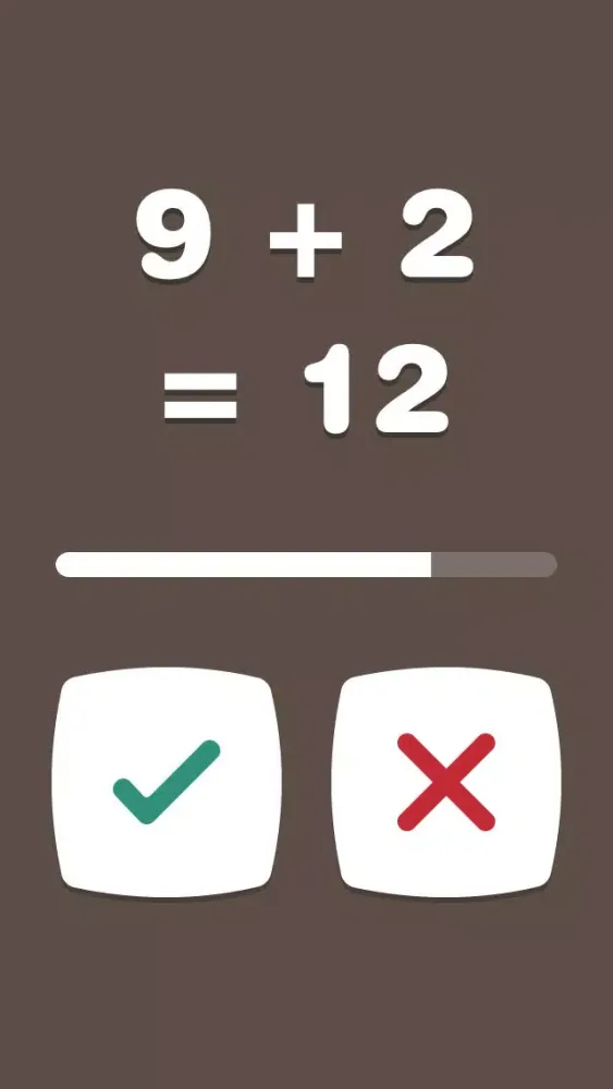 Tangkapan skrin Super Math - Test Your Brain Power!!