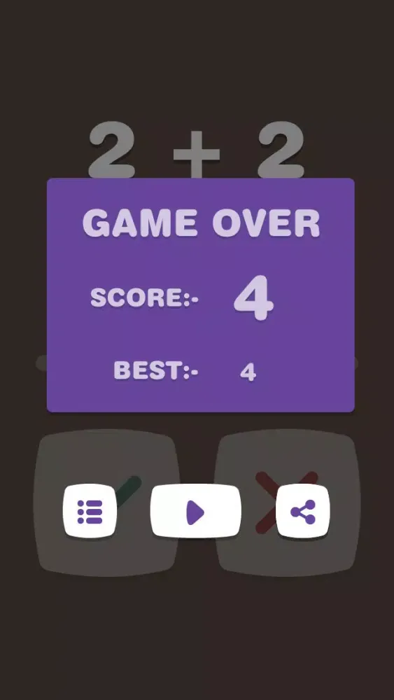 Tangkapan skrin Super Math - Test Your Brain Power!!