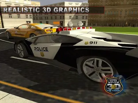 Zrzuty ekranu Super Police Car Chase 3D iPad 