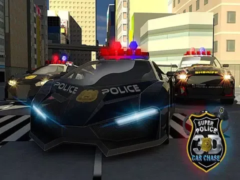 Zrzuty ekranu Super Police Car Chase 3D iPad 