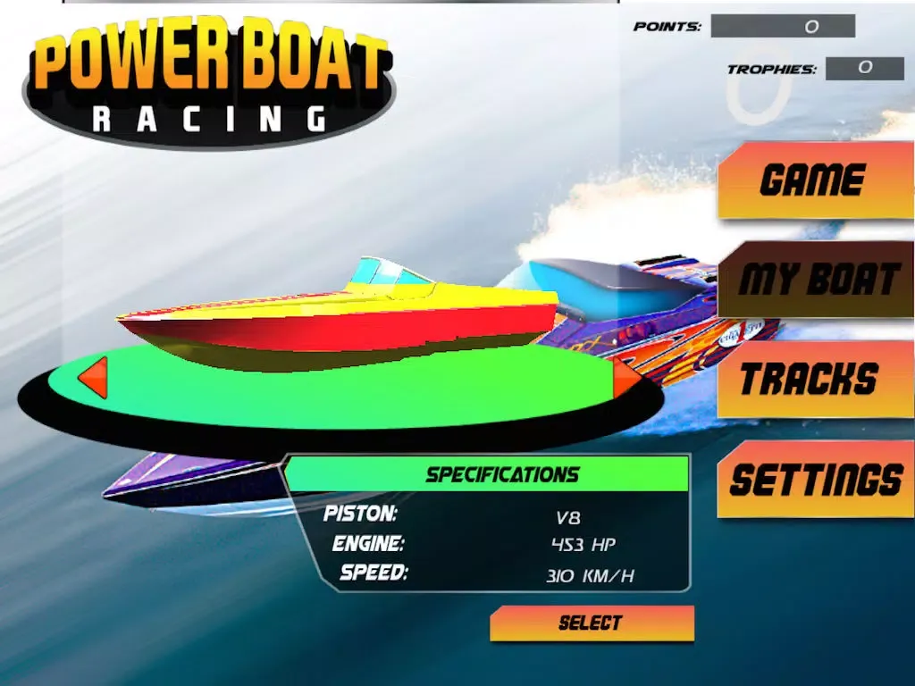 Super PowerBoat Racing 3D iPad 应用截图