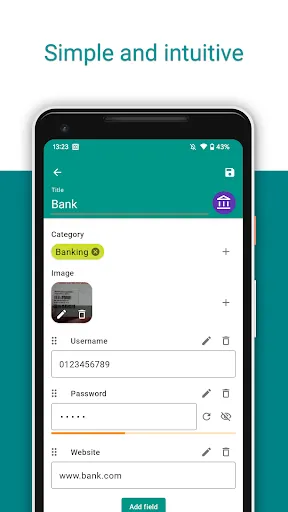 Zrzuty ekranu Password Safe and Manager