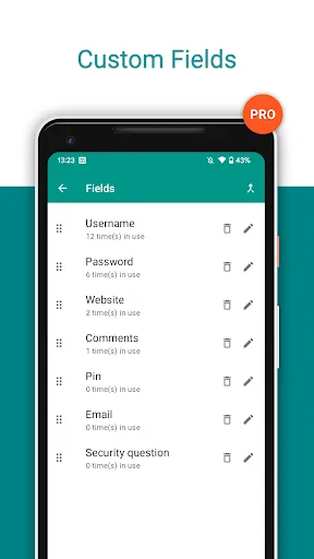 Zrzuty ekranu Password Safe and Manager