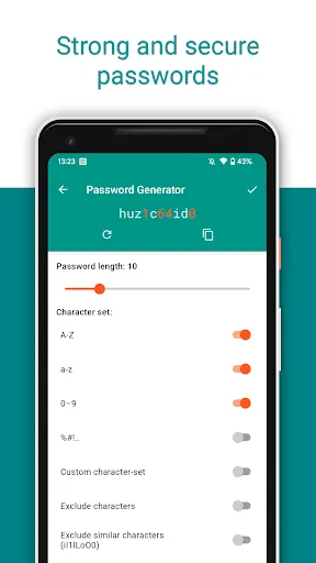 Zrzuty ekranu Password Safe and Manager