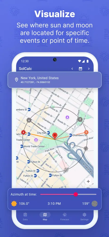 SolCalc スクリーンショット