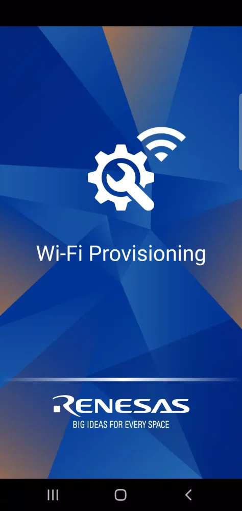 Renesas WiFiProvisioning سکرین شاٹس