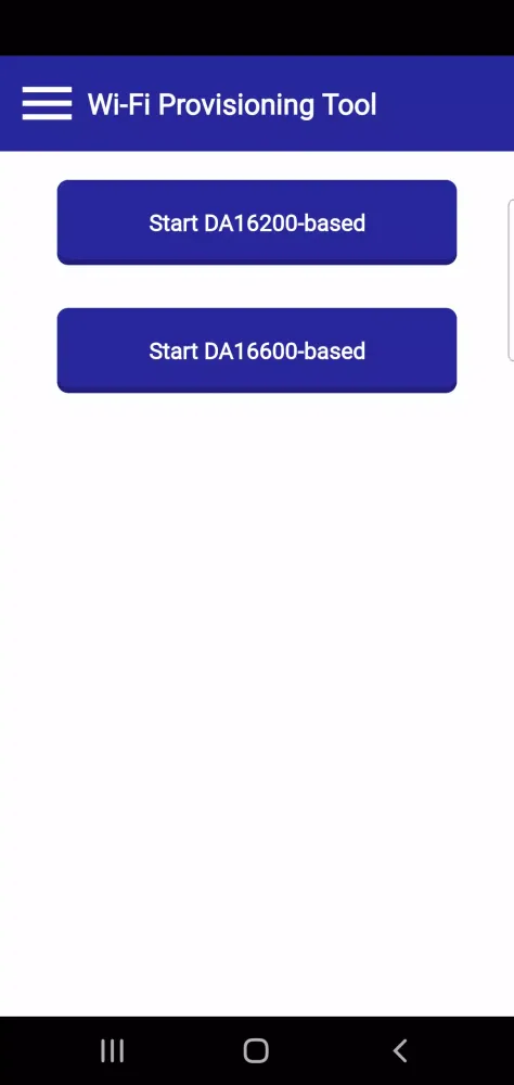 Renesas WiFiProvisioning سکرین شاٹس