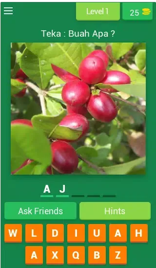 EduApp Teka Nama Buah Screenshots