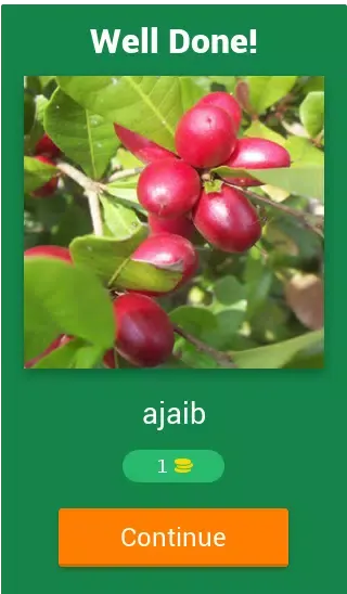 EduApp Teka Nama Buah Screenshots