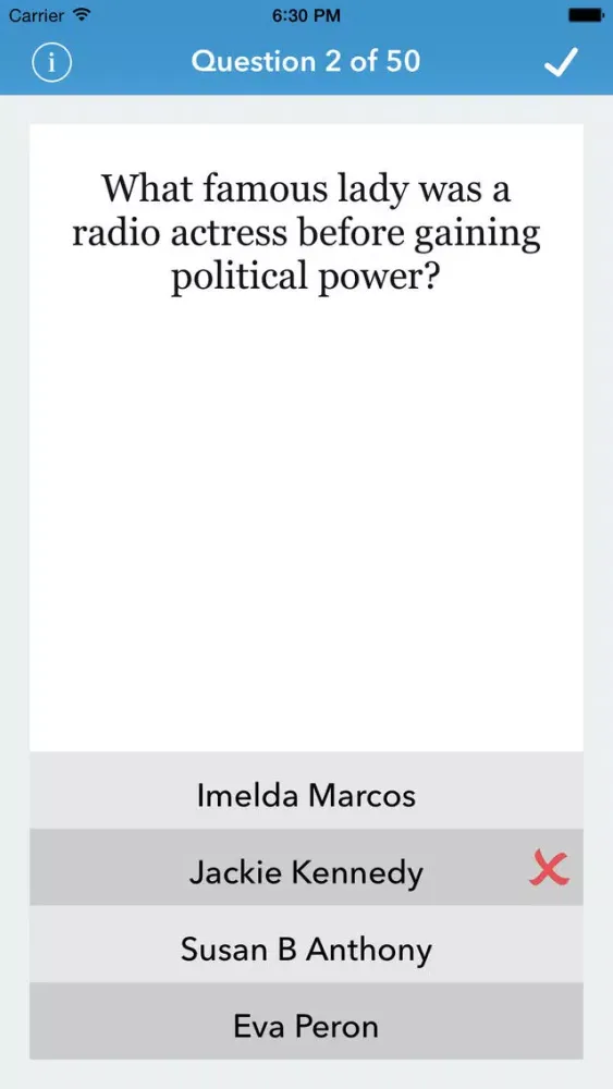Screenshot di World History Trivia for The Factual Intellectual®