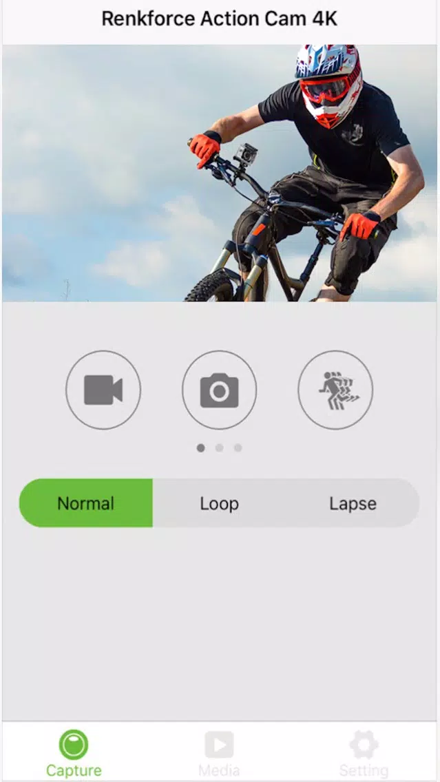 ภาพหน้าจอของ Renkforce Action Cam 4K