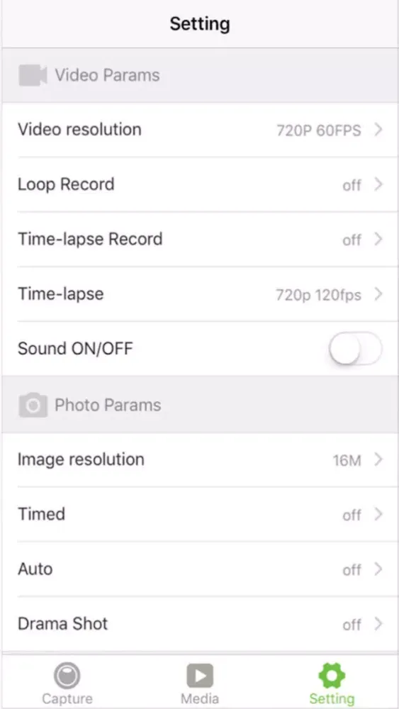 Tangkapan skrin Renkforce Action Cam 4K