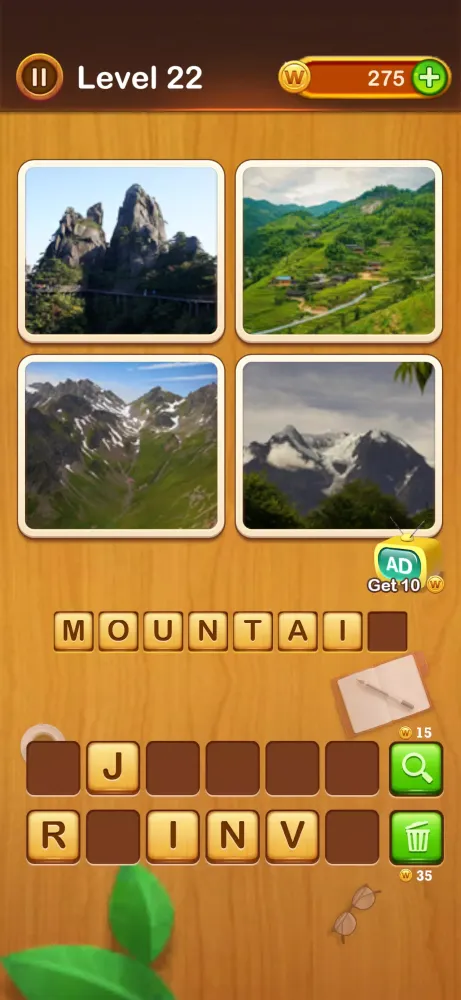 تصاویر Word Search 4 Pics 1 Word