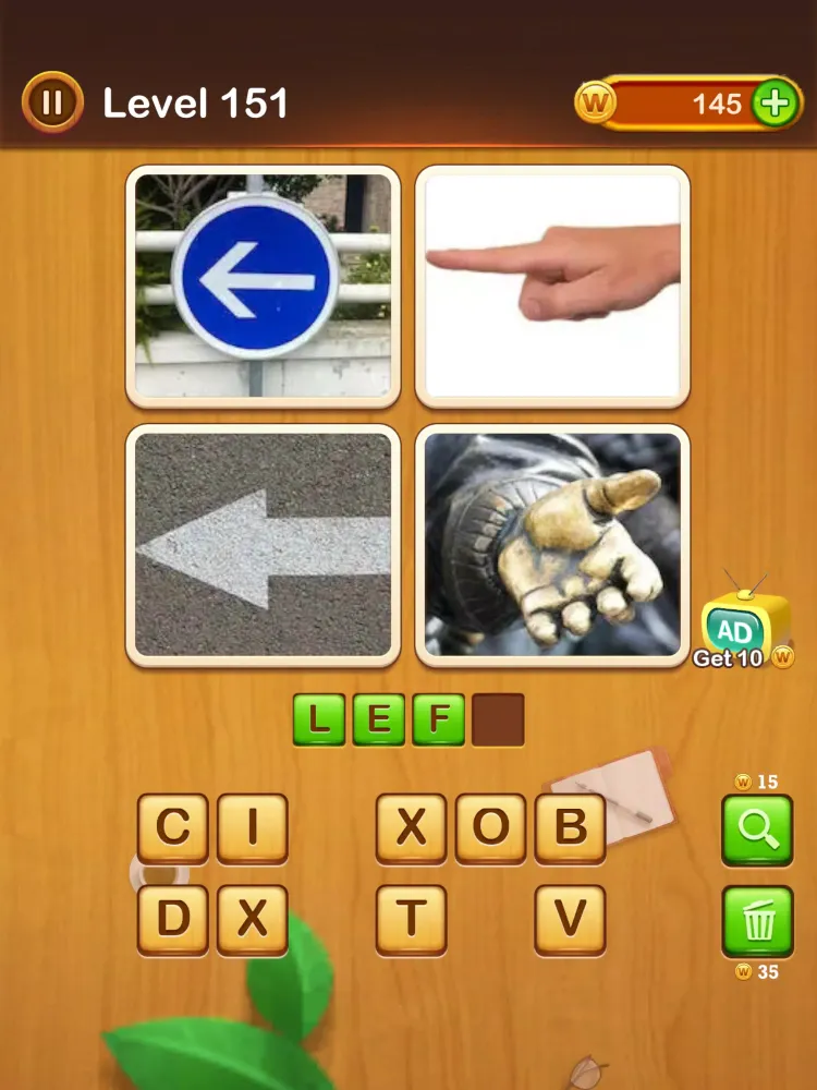 تصاویر Word Search 4 Pics 1 Word