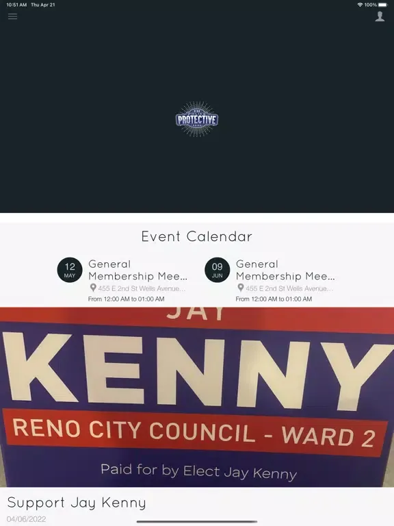 Reno PPA iPad  스크린샷