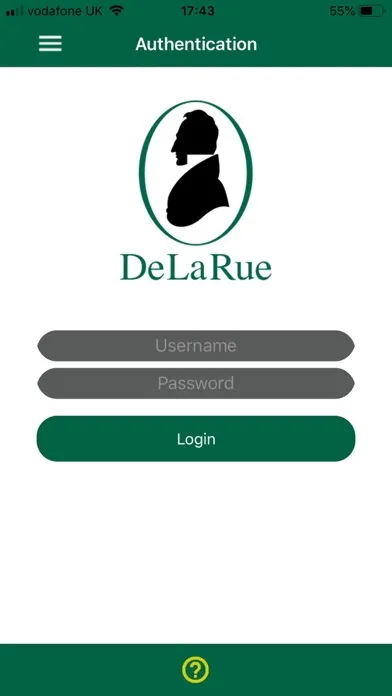 Tangkapan layar DTS Field Authentication