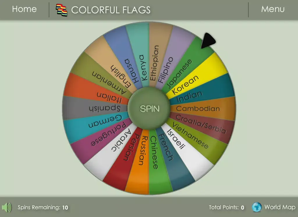 Zrzuty ekranu Colorful Flags Lite iPad 