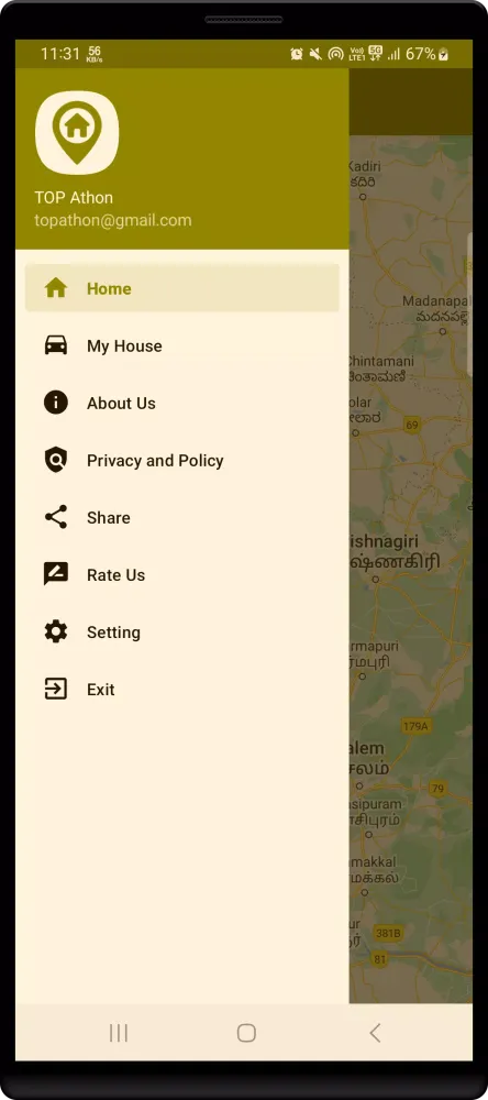 Ảnh chụp màn hình của Rent House