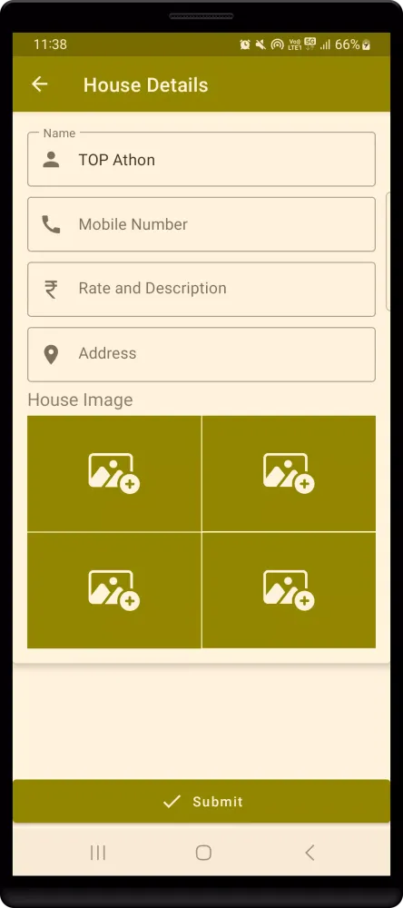Ảnh chụp màn hình của Rent House