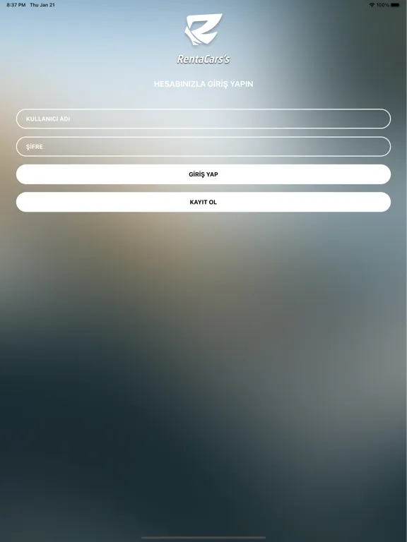 Screenshot di Rentacarss Kimlik iPad 