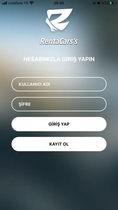 Screenshot di Rentacarss Kimlik