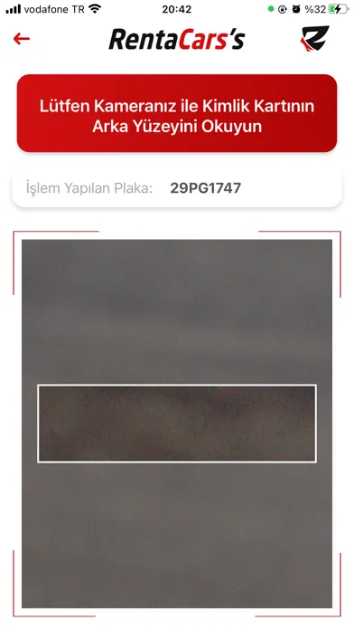 Screenshot di Rentacarss Kimlik