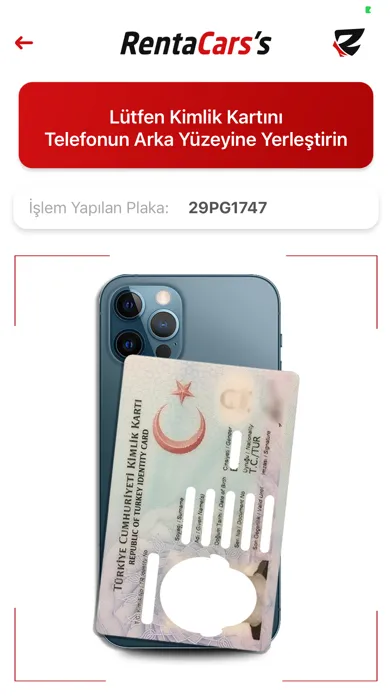 Screenshot di Rentacarss Kimlik