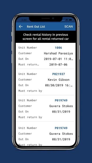 Rental Contract应用截图